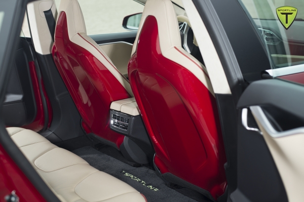 T Sportline Tesla Model S Project Rosso