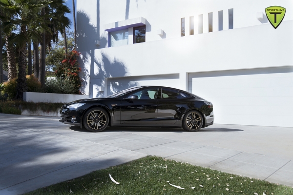 T Sportline Tesla Model S BlackGold Factory Wheel
