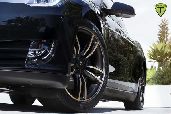 T Sportline Tesla Model S BlackGold Factory Wheel