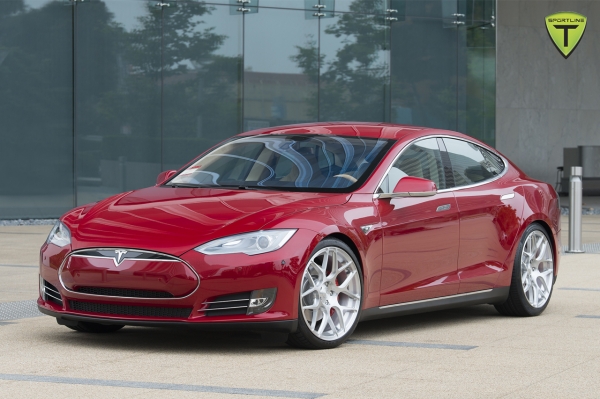 T Sportline Tesla Model S Project Rosso