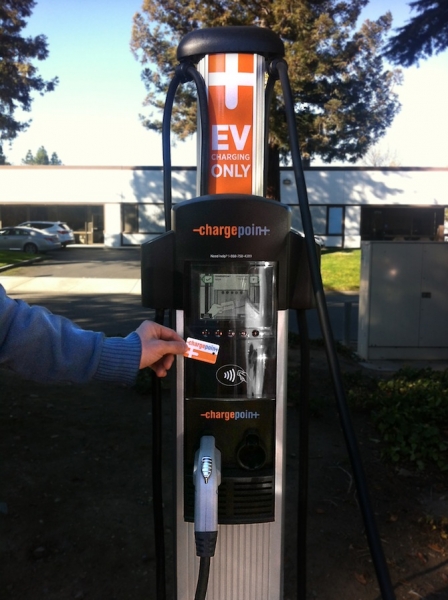 Terminal ładowania firmy ChargePoint