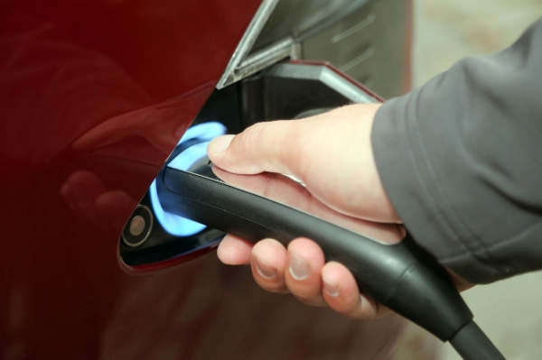 Tesla Model S (wtyczka i port ładowania wersji północnoamerykańskiej)