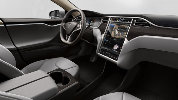 Tesla Model S - wnętrze