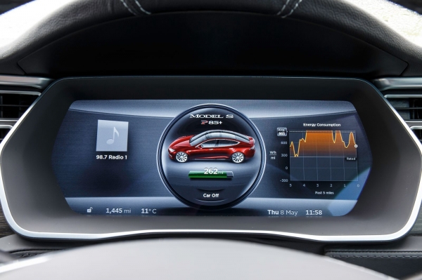 Tesla Model S (wersja dla ruchu lewostronnego)