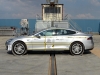 Tesla Model S podczas testu zderzeniowego NHTSA
