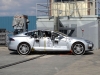 Tesla Model S podczas testu zderzeniowego NHTSA