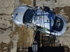 Tesla Model S podczas testu zderzeniowego NHTSA