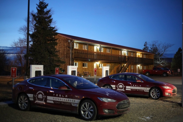 Stacja szybkiego ładowania firmy Tesla Motors