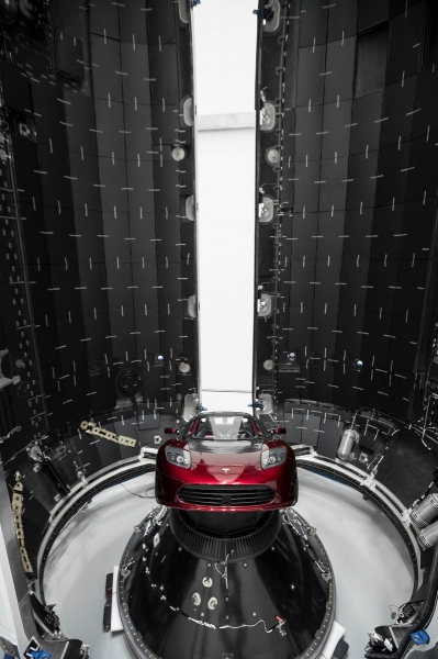 Tesla Roadster wysłany 6 lutego 2018r. w kosmos rakietą Falcon Heavy