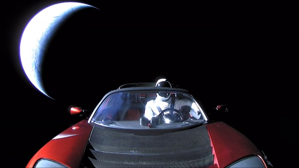 Tesla Roadster wysłany 6 lutego 2018r. w kosmos rakietą Falcon Heavy