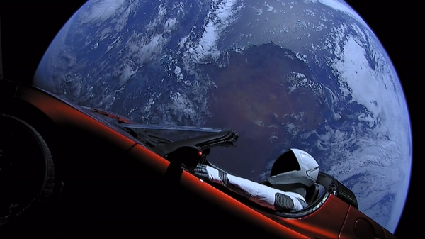 Tesla Roadster wysłany 6 lutego 2018r. w kosmos rakietą Falcon Heavy