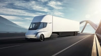 Tesla Semi na moście Golden Gate