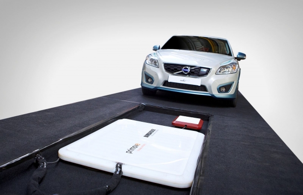 System bezstykowego ładowania Bombardier Primove testowany w Volvo C30 Electric