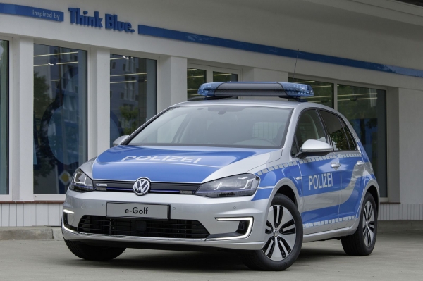 Volkswagen e-Golf w wersji policyjnej