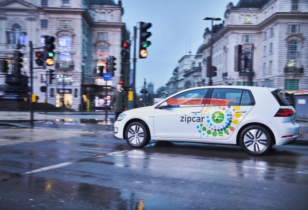 Volkswagen e-Golf we flocie Zipcar