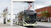 Volvo 7900 Electric na stacji szybkiego ładowania ABB OppCharge