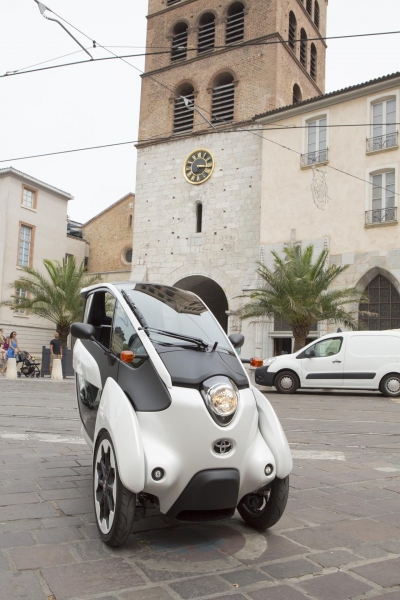Toyota i-Road dla wypożyczalni Citélib by Ha:mo w Grenoble