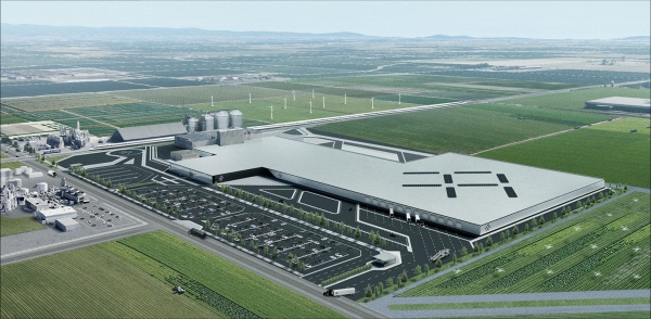 Planowany zakład produkcyjny Faraday Future w Kalifornii