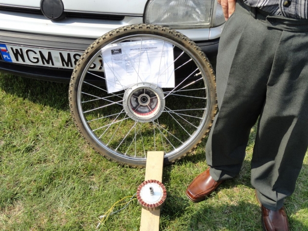 Zlot EV Żyrardów 2011 - silnik w kole
