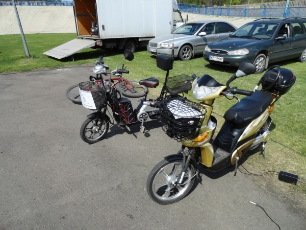 Zlot EV Żyrardów 2012 - rowery i lekkie pojazdy elektryczne