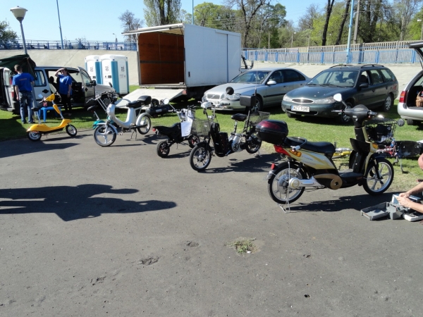 Zlot EV Żyrardów 2012 - rowery i lekkie pojazdy elektryczne